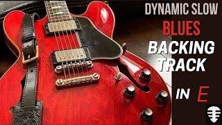 Slow Blues backing track | Jam in E