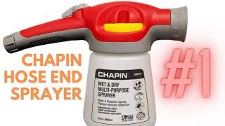 Chapin Hose End Sprayer. Better Than Ortho?