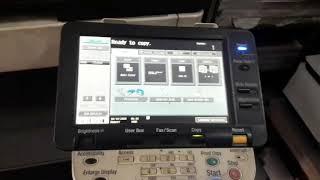 Service Mode in konica minolta bizhub c360,c224e