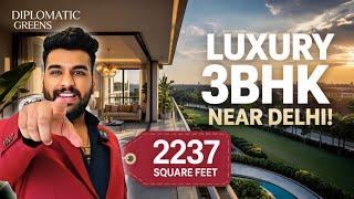 3BHK + Servant Room | 2237 Sqft | Puri Diplomatic Greens | Luxury Apartment Near Delhi