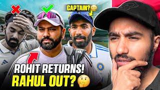 Big News! Rohit Sharma BACK.. BUT KL Rahul as Opener?  | IND vs AUS 2nd Test