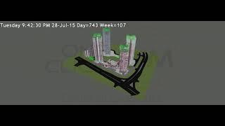 #4D Simulation of Township #Construction.