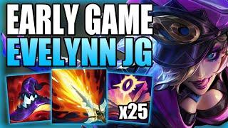 HOW TO PLAY EVELYNN AGAINST A STRONG EARLY GAME JUNGLER! - Gameplay Guide League of Legends