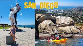First Time Kayaking In The Middle of the Ocean | Travel Vlog San Diego California | Day in My Life