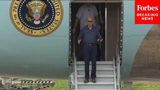 President Biden Arrives In Manaus, Brazil On Trip To Visit Amazon