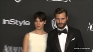 Jamie Dornan and Amelia Warner - Golden Globes 2015