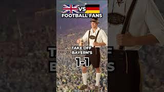 UK vs Germany - Epic Football Fan Battle