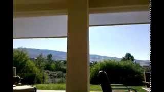 Behind The Shelly's Retractable Patio Screen (mid)