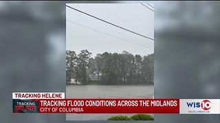 City of Columbia officials warn about flooding as Hurricane Helene impacts the Midlands