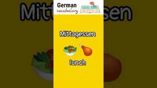 Mittagessen (lunch) | German language vocabulary