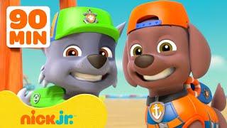 PAW Patrol Friendship Adventures & Rescues! #2 w/ Rocky and Zuma | 90 Minutes | Nick Jr.