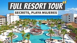 Secrets Playa Mujeres Golf & Spa Resort | Full Walkthrough Tour, All Public Spaces 4K | 2020