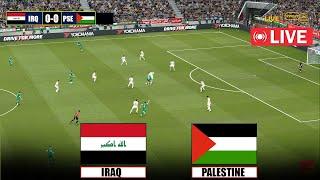 بث مباشر مباراة العراق ضد فلسطين مباشر iraq vs palestine live streaming | محاكاة لعبة فيديو