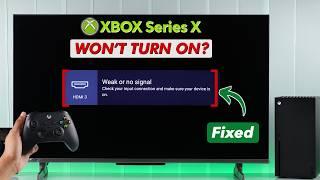 Xbox Series X Won't Turn On? - How to Fix!