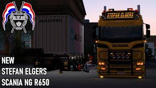 NEW SCANIA NG R650 STEFAN ELGERS D.T.M SKINMOD/DESIGN ets 2 build