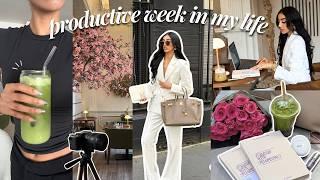 productive & balanced week in my life  achieving my 2025 goals!