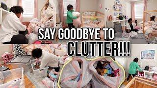 IT'S TIME TO DECLUTTER! EXTREME BEDROOM CLEAN & DECLUTTER WITH ME, MASSIVE TOY PURGE, BEDROOM REVAMP