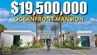 Inside a $21,000,000 OCEANFRONT FLORIDA MEGA MANSION | Luxury Home Tour | Peter J Ancona