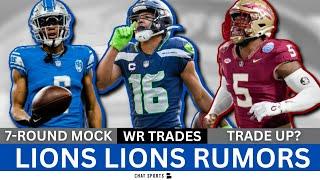 Today’s Lions Rumors: Trade For Brandon Aiyuk & Tyler Lockett? Trade Up For Jared Verse + Mock Draft