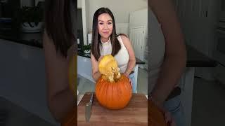 Baked a huge pumpkin to kickoff my 21 Days of Pumpkin Recipe Series | MyHealthyDish