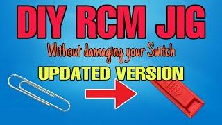 How to make an RCM JIG with household materials. NO DAMAGE TO YOUR SWITCH