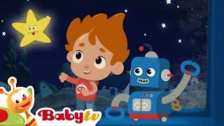 Звёздочка, блести, блести | Детские стишки и песни | BabyTV Pусский