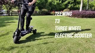 TEEWING T3 1000W Three Wheel Electric Scooter