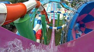 Scary Drop Water Slide at California Beach