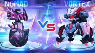 Nomad vs Vortex - No Weapon - Mech Arena