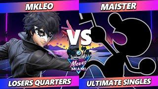 LMM Miami 2024 TOP 8 - MkLeo (Joker) Vs. Maister (Game & Watch) Smash Ultimate - SSBU