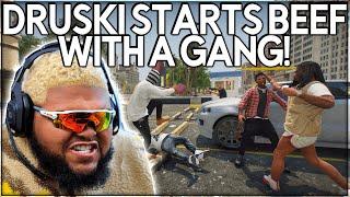 Druski Starts BEEF with a Gang! | GTA RP | Grizzly Gang Whitelist