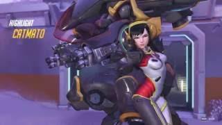 Catmato Plays Overwatch - 5 - D.va Trolls Reinhardt