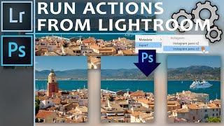 How to run Photoshop ACTIONS FROM LIGHTROOM export (part 2)