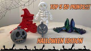 Top 5 3D Prints Halloween Edition 