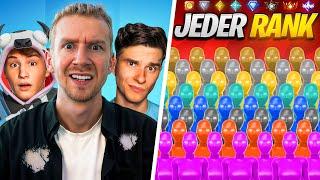 3 CREATOR vs. JEDER RANK IN FORTNITE  (extrem)