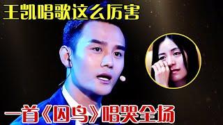 王凯唱歌也太好听了!一首《囚鸟》嗓音低迷沙哑唱哭全场,又是被演技耽误的歌手！ 【跨界之声】#王凯