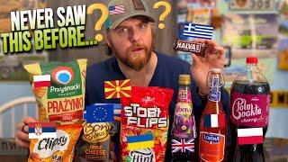 American Tries Strange European Drinks/Snacks & HALVA