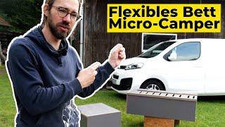 Flexibles Bett + Ausbau für Micro- / Mini- Camper