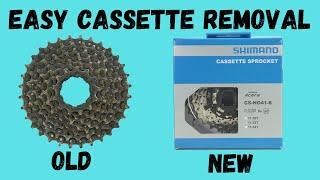 Easy Bike Cassette Removal using our DIY Chain Whip