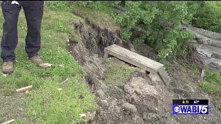 Landslide forces Argyle couple out of home, hoping for help