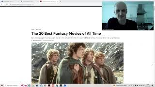 Reacting to movieweb.com's 20 Best Fantasy Movies of All Time