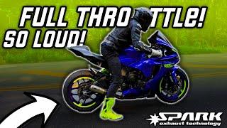 BEST SOUNDING 2021 Yamaha R1? Spark GP Titanium Full Exhaust!