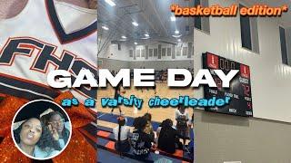 GAME DAY VLOG as a CHEERLEADER (basketball edition)