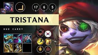 Tristana ADC vs Ashe: Triple Kill, Dominating - KR Grandmaster Patch 14.23