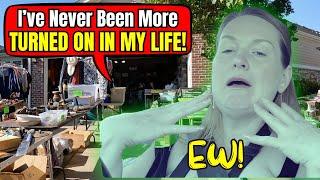 I Walked Into a Cringey Conversation | Garage Sale Point of View | Reselling Yard Sale for Ebay