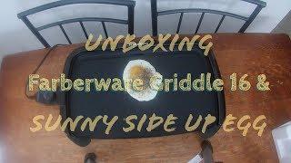 Farberware Electric Griddle 16 | Making Sunny Side Up Egg