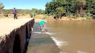 Tarrafa no Rio Canindé