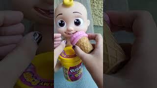 Satisfying with unboxing & review Miniature ice cream set toys kitchen video ASMR video