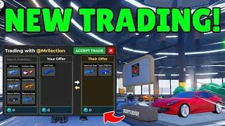 New TRADING UPDATE In Car Dealership Tycoon! (LIMITED + TRADE HUB)