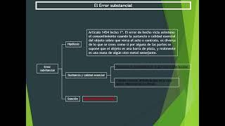 22  Acto Jurídico   El Error Substancial